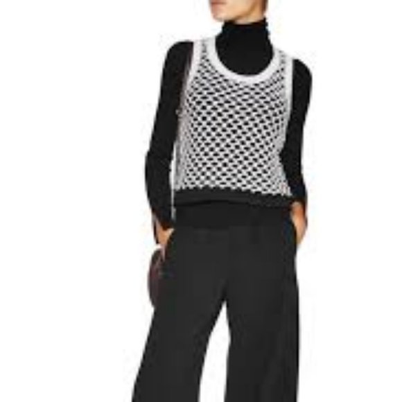 rag & bone/JEAN Taryn Crocheted Colorblock Tank - Picture 2 of 9